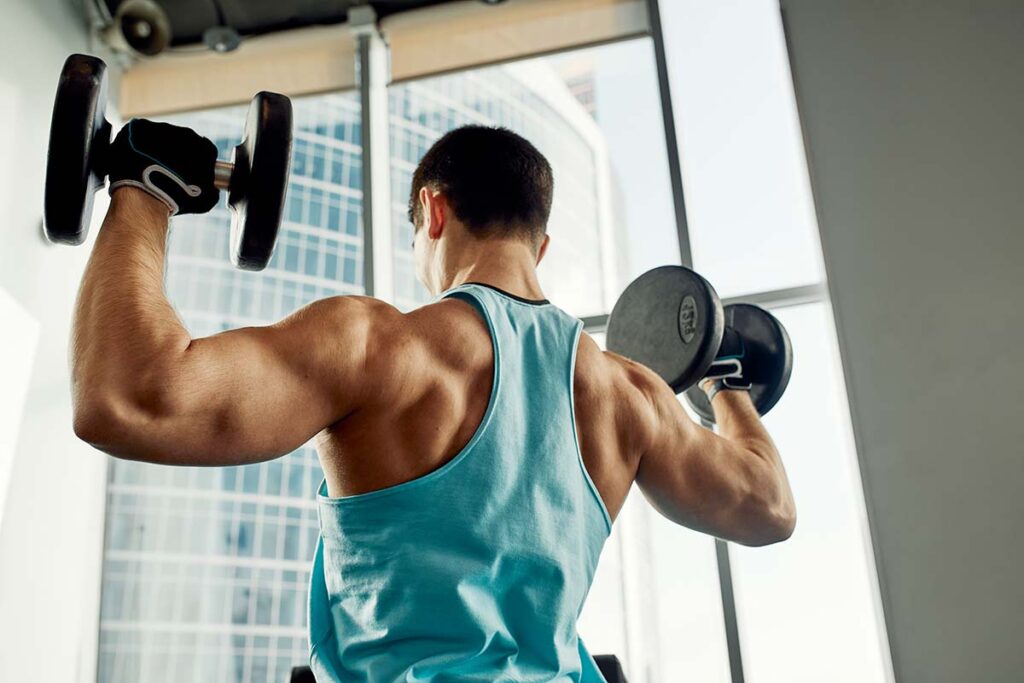 allenamento con pesi